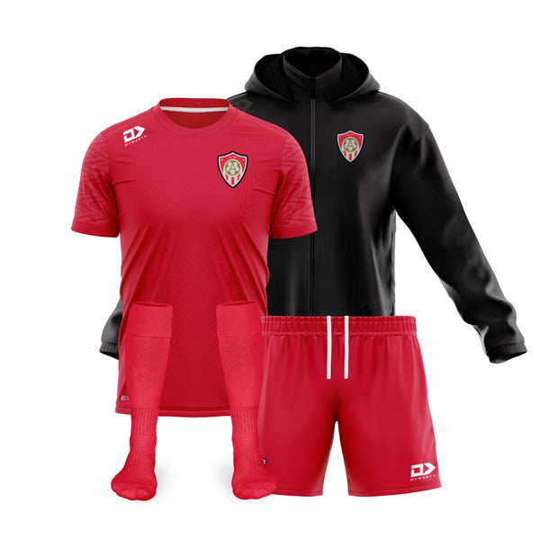 Albany United Junior Playing Kit Bundle + Jacket