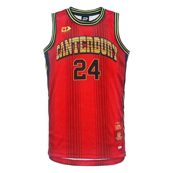 2024 Canterbury Rugby Mens Basketball Singlet-FRONT