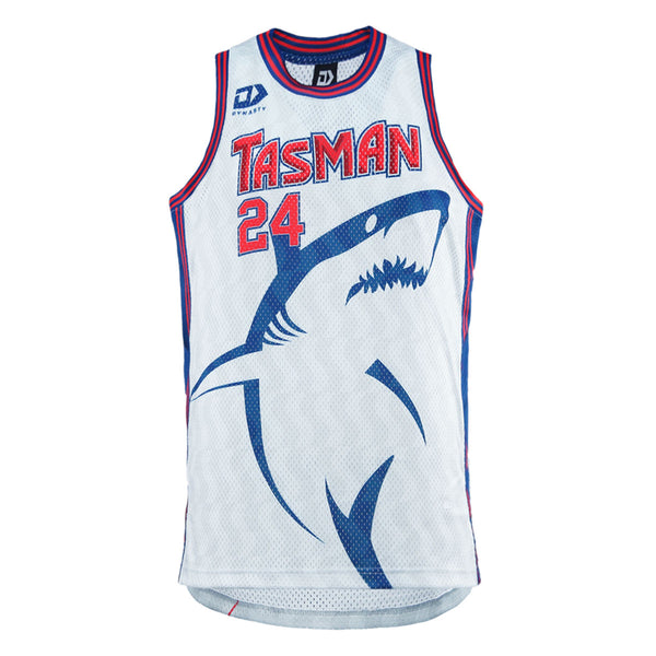 2024 Tasman Mako Mens Basketball Singlet-FRONT