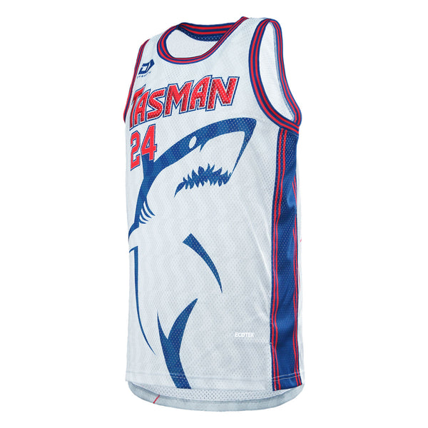 2024 Tasman Mako Mens Basketball Singlet-LEFT