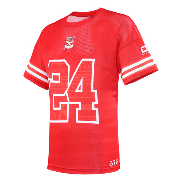 2024 Tonga Rugby League Men’s Oversized Tee