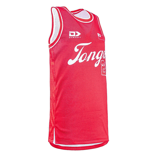 2024 Tonga Rugby League Men’s Basketball Singlet