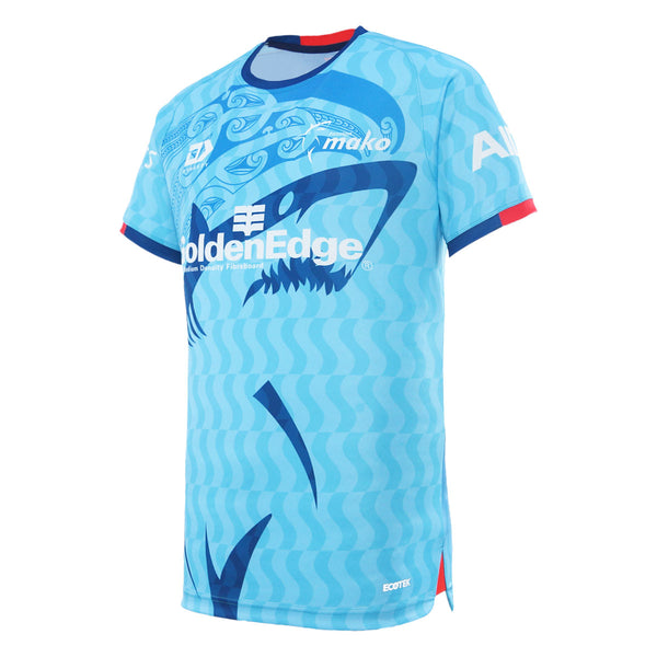 2024 Tasman Mako Mens Blue Training Tee-LEFT