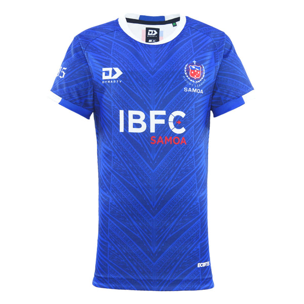 2024 Toa Samoa Rugby League Junior Blue Training Tee