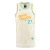 2025 Moana Pasifika Junior Beige Basketball Singlet