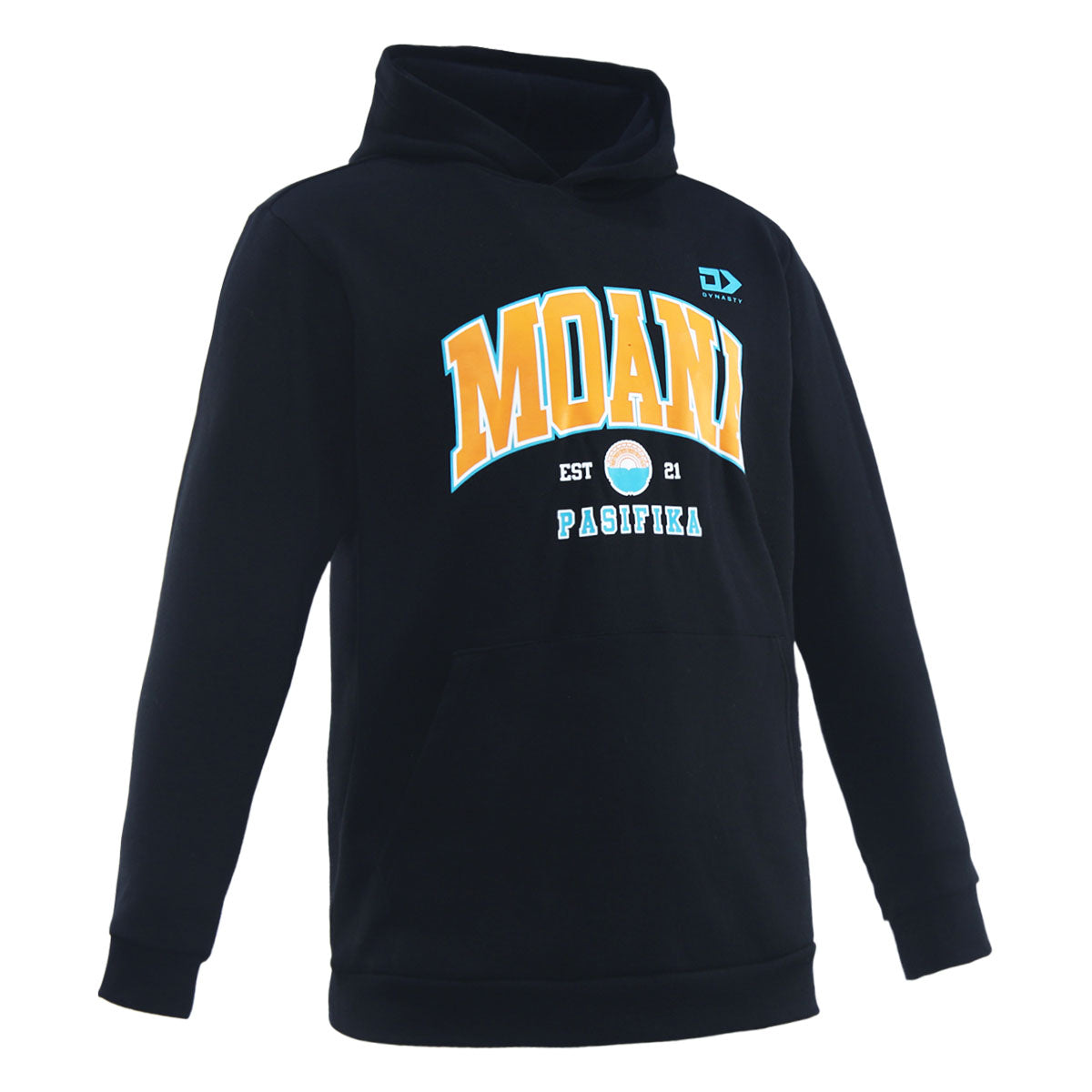 2025 Moana Pasifika Mens Graphic Hoodie - Black