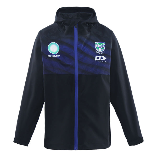 2025 NZ Warriors Junior Wet Weather Jacket - Black