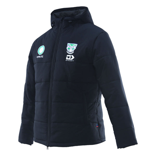 2025 NZ Warriors Mens Winter Jacket - Black