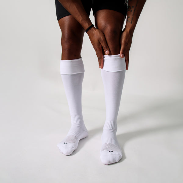 DS White Turnover Sock