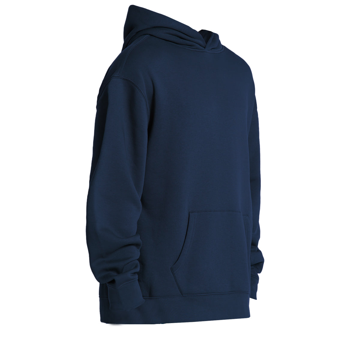 DS Navy Pullover Fleece Hoodie-LEFT