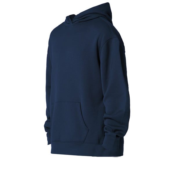 DS Navy Pullover Fleece Hoodie-RIGHT