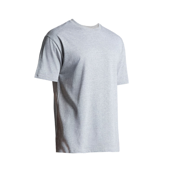 DS Adult Grey Marle Cotton Tee-RIGHT