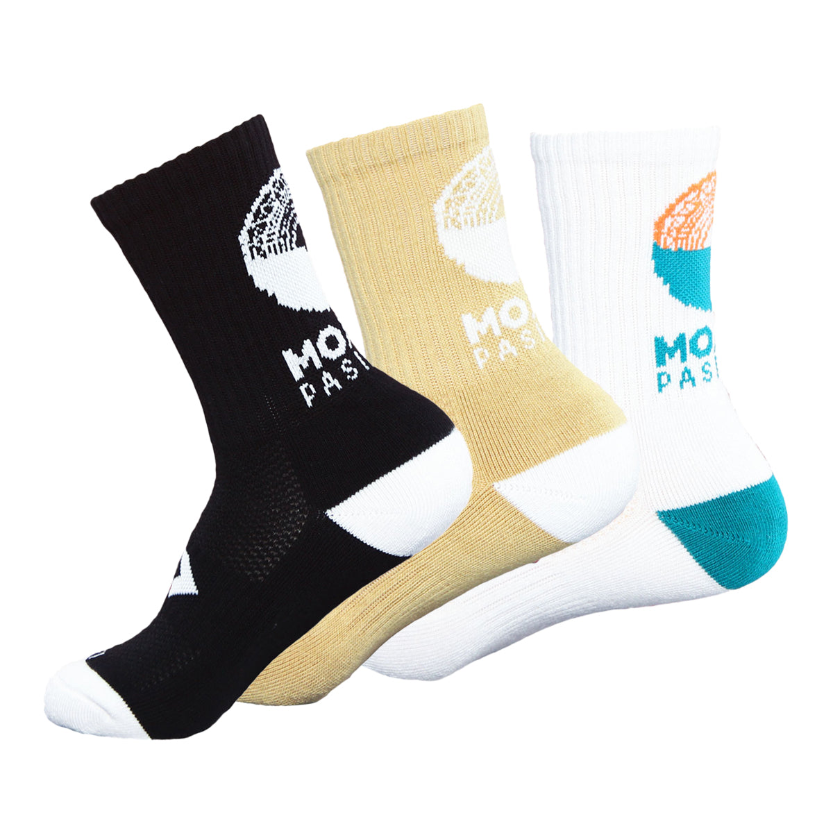 2025 Moana Pasifika 3 Pack Crew Sock