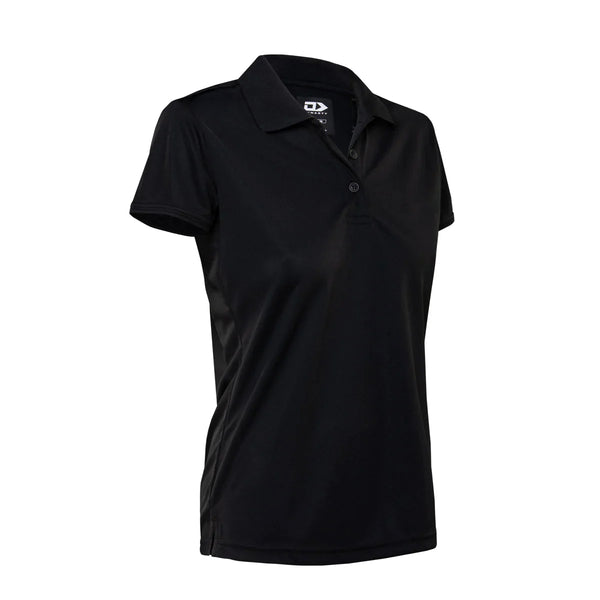 DS Ladies Black Stock Polo