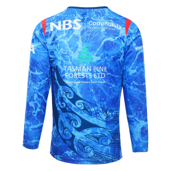 2022 Tasman Mako Mens Longsleeve Training Tee-BACK